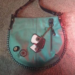 Chala Convertible Hobo Handbag, Leather